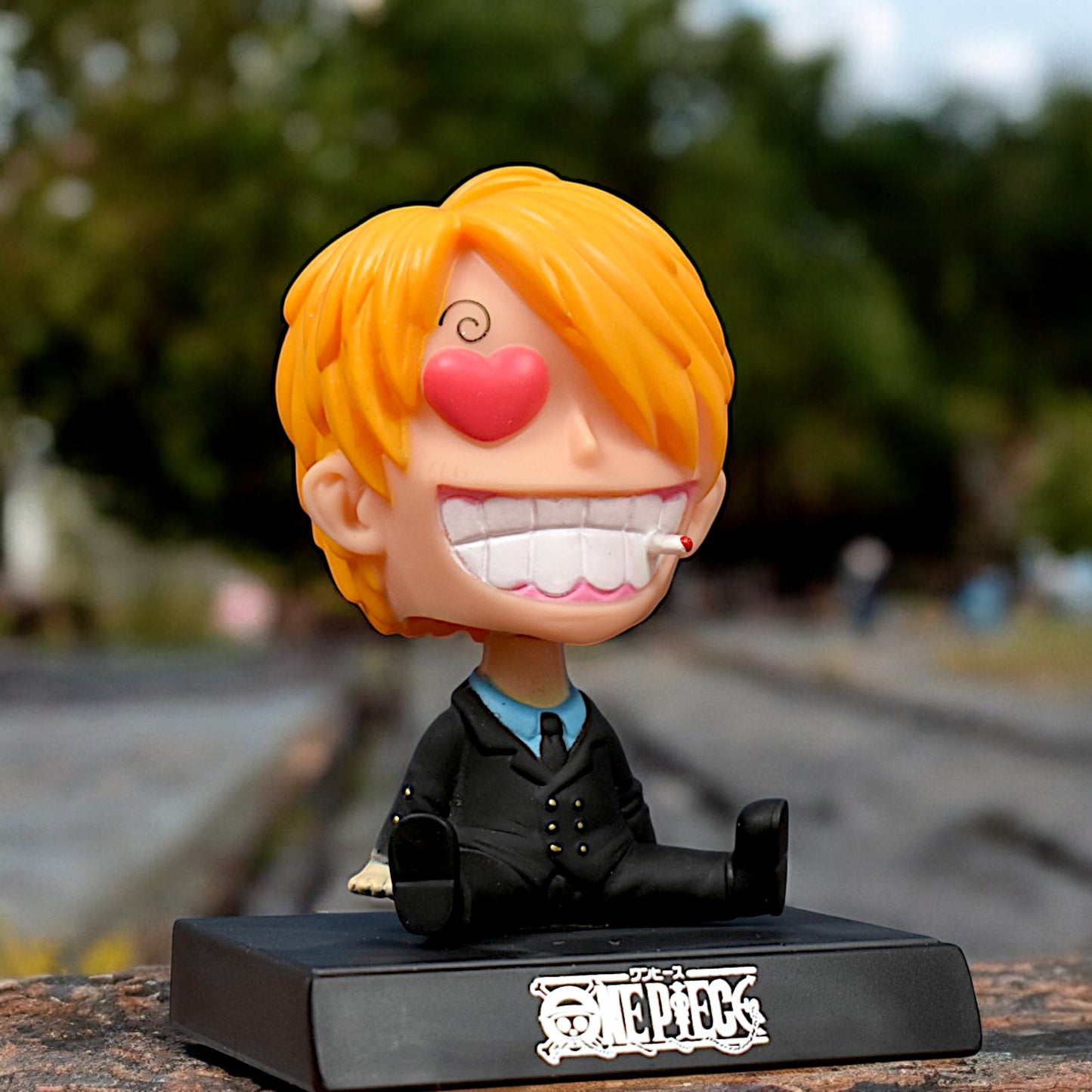 SANJI BOBBLEHEAD/MOBILE HOLDER STAND - ONE PIECE