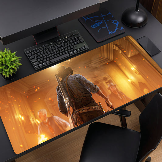 ARTHUR MORGAN MOUSE PAD (31 x 12 INCHES) - GAMING MOUSE PAD | RUBBER BASE DESK MAT