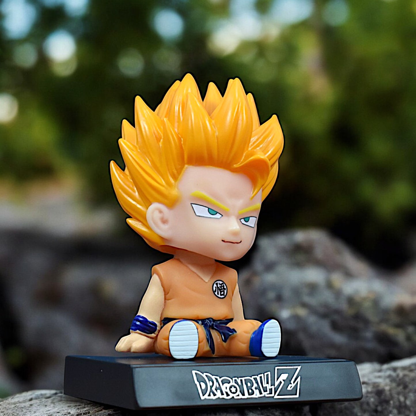 SSJ GOHAN BOBBLEHEAD/MOBILE HOLDER STAND