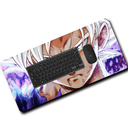 DRAGON BALL Z/SUPER GOKU ULTRA INSTINCT MOUSE PAD (23 X 11 INCHES) - GAMING MOUSE PAD