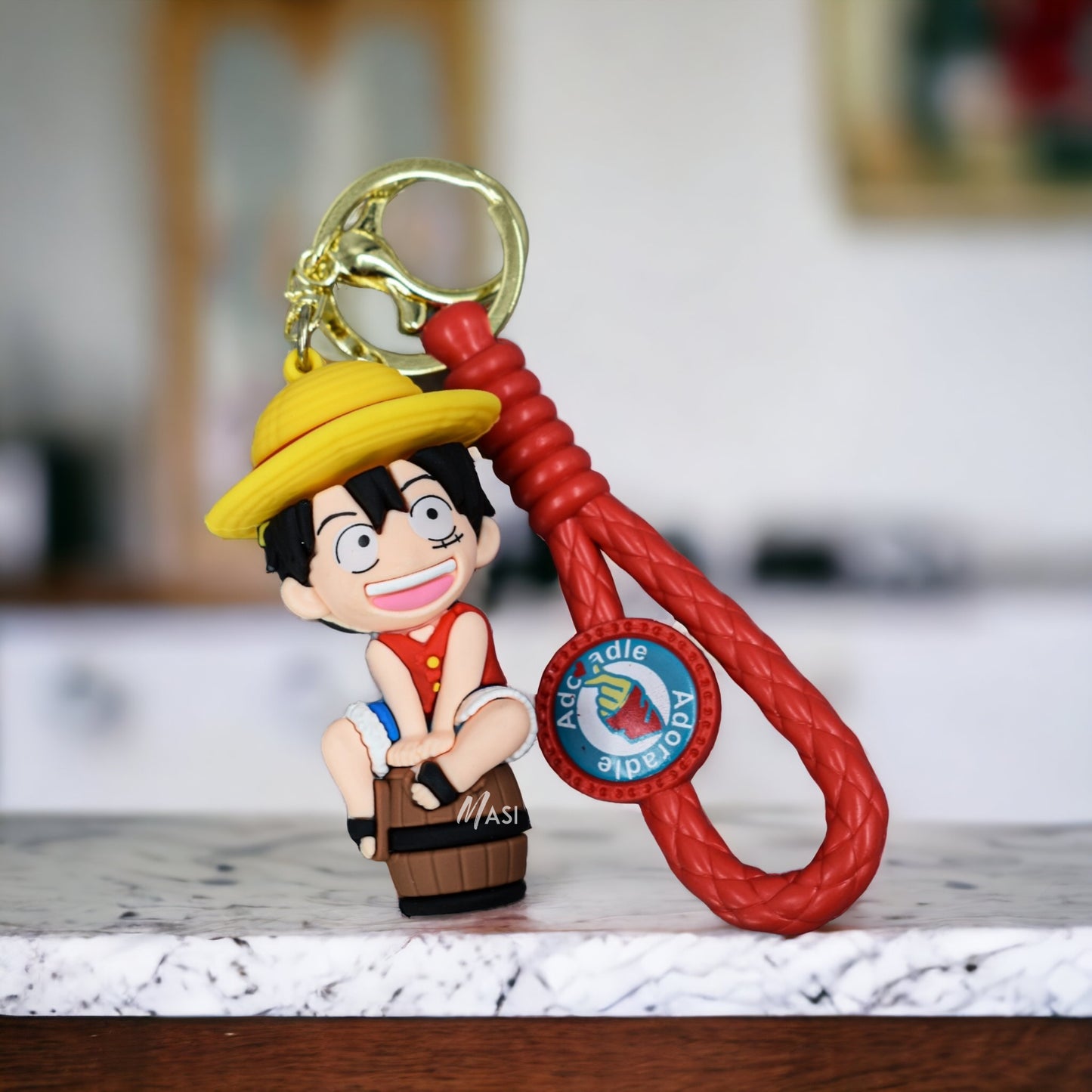 MONKEY D. LUFFY SILICON RUBBER KEYCHAIN - ONE PIECE