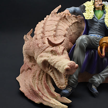 CROCODILE ACTION FIGURE SITTING POSTURE COLLECTIBLE PVC FIGURE (25 CM LENGTH)- ONE PIECE