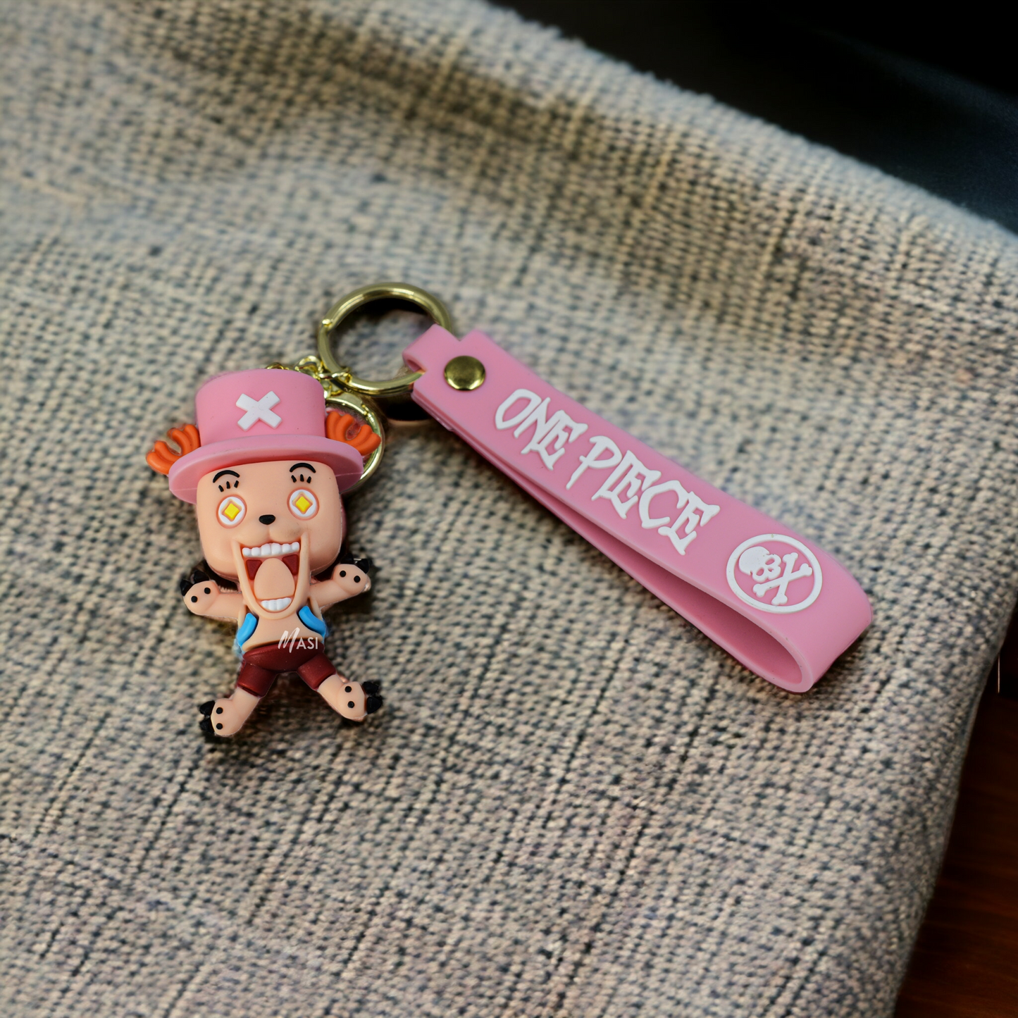 CHOPPER SILICON RUBBER KEYCHAIN - ONE PIECE