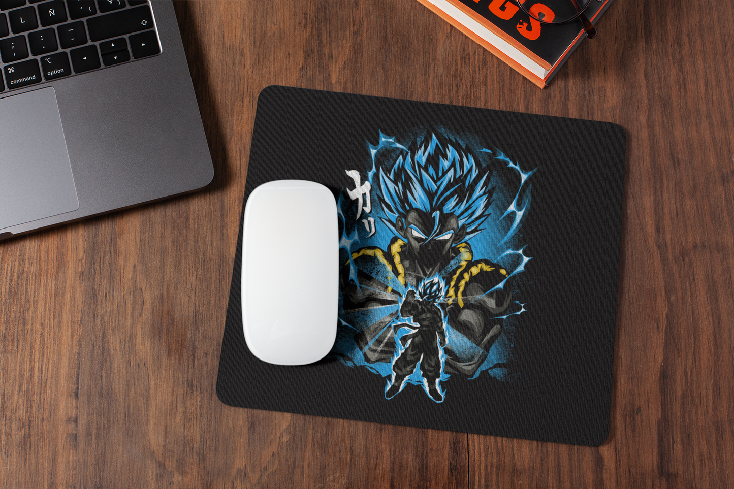 SSJ BLUE GOGETA MOUSE PAD (9 X 7.5 INCHES) - GAMING AND OFFICIE MOUSE PAD