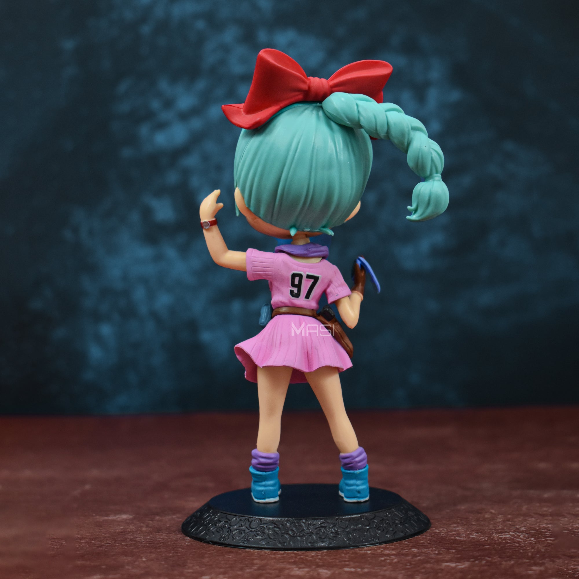 BULMA Q POSKET ACTION FIGURE WITH STAND (16 CM HEIGHT) - DRAGON BALL Z