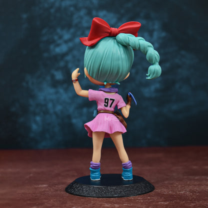 BULMA Q POSKET ACTION FIGURE WITH STAND (16 CM HEIGHT) - DRAGON BALL Z