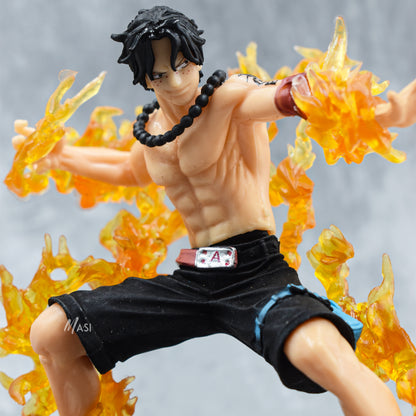 PORTGAS D. ACE FIRE ACTION FIGURE WITH STAND (15 CM HEIGHT) - ONE PIECE