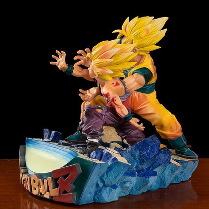 Son Goku and Son Gohan Iconic Kamehameha Action Figure - Dragon Ball Z