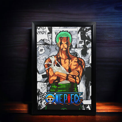 RORONOA ZORO ICONIC POSE PHOTO FRAME (A4 SIZE) - ONE PIECE