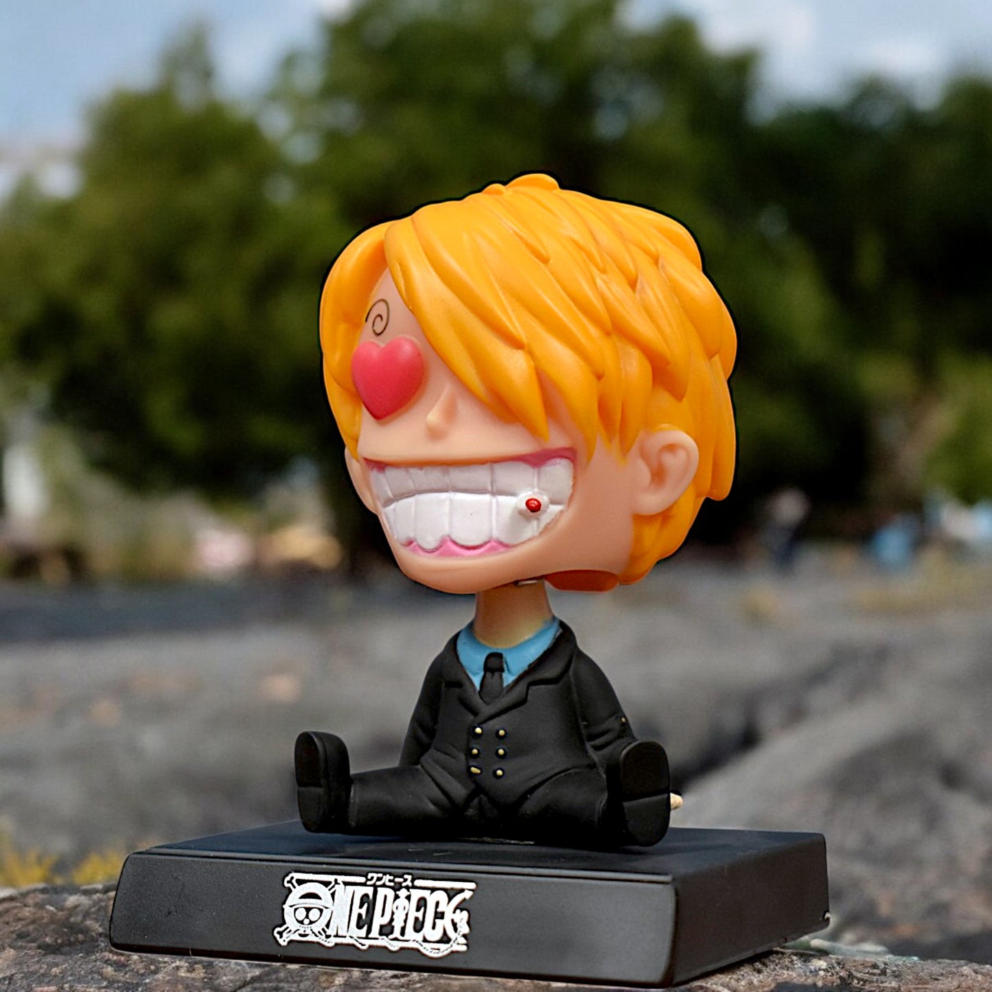 SANJI BOBBLEHEAD/MOBILE HOLDER STAND - ONE PIECE