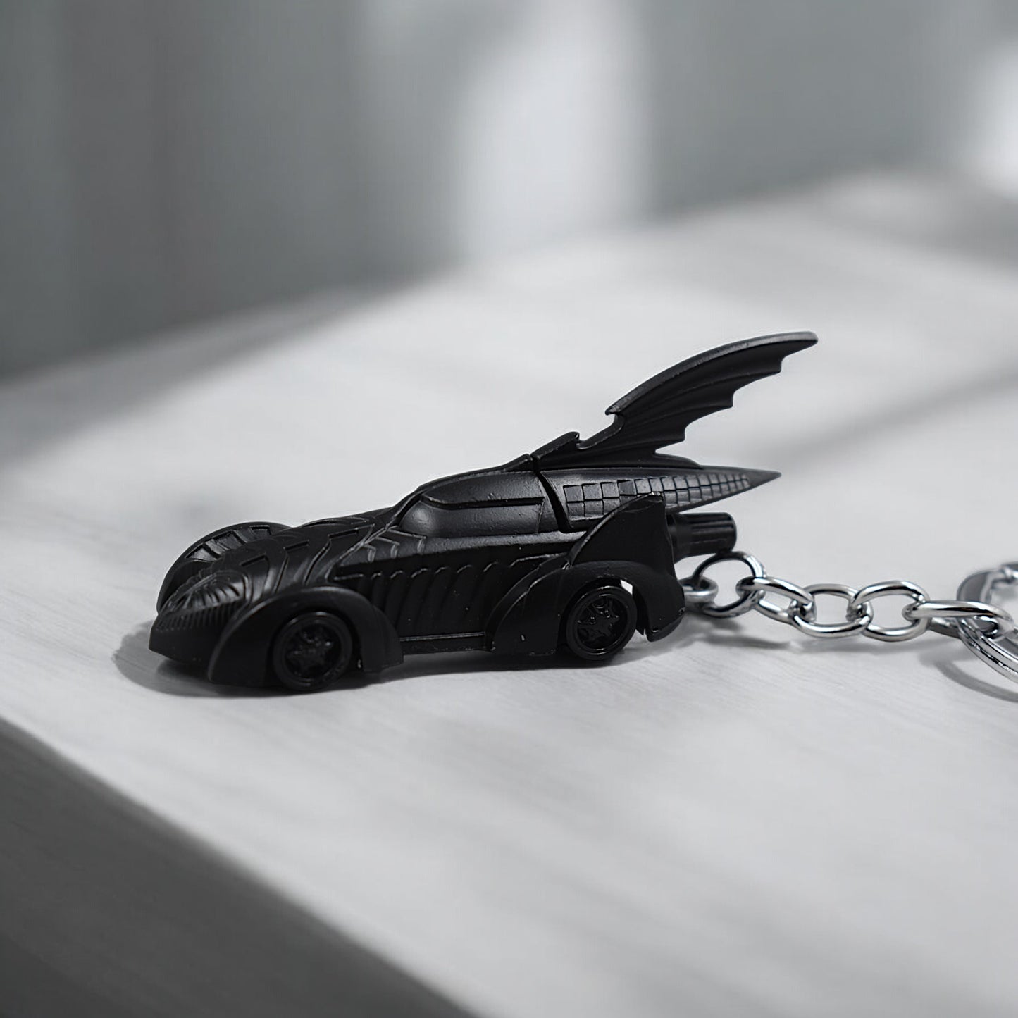 BATMAN BATMOBILE CAR PREMIUM METAL KEYCHAIN