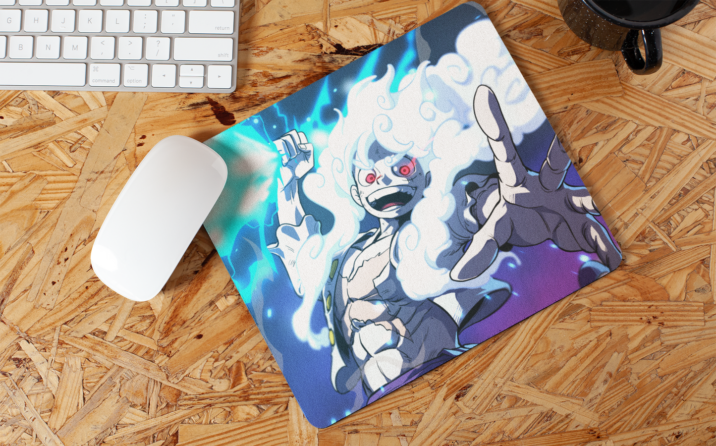 LUFFY GEAR 5 MOUSE PAD (9 X 7.5 INCHES) - GAMING AND OFFICIE MOUSE PAD