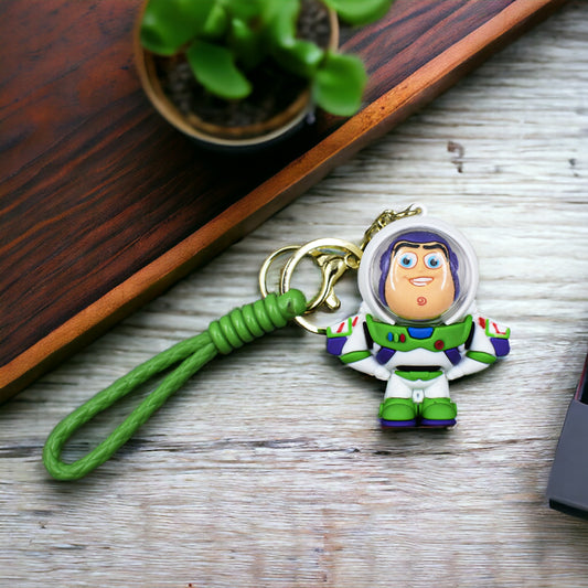 BUZZ LIGHTYEAR SILICON RUBBER KEYCHAIN - TOY STORY