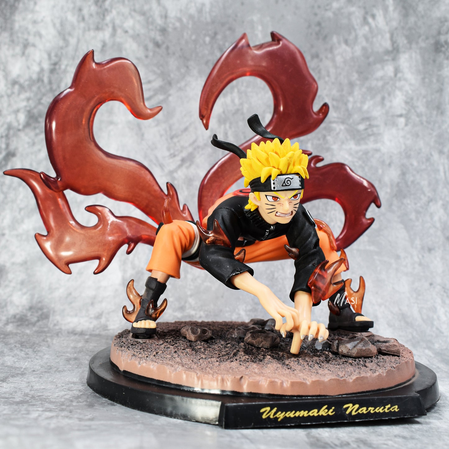 NINE TAIL FOX BATTLE MODE UZUMAKI NARUTO ACTION FIGURE (19 CM HEIGHT) - NARUTO