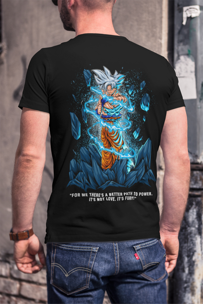 ULTRA INSTINCT GOKU ROUND NECK REGULAR FIT T-SHIRT - DRAGON BALL Z