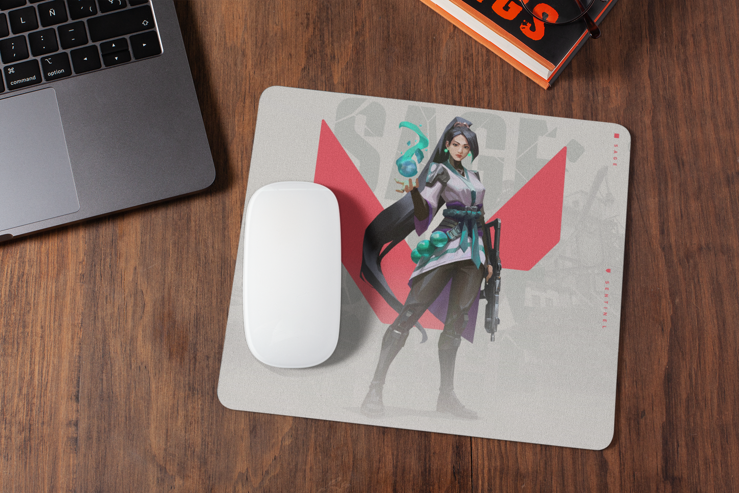 VALORANT SAGE MOUSE PAD (9 X 7.5 INCHES) - GAMING MOUSE PAD