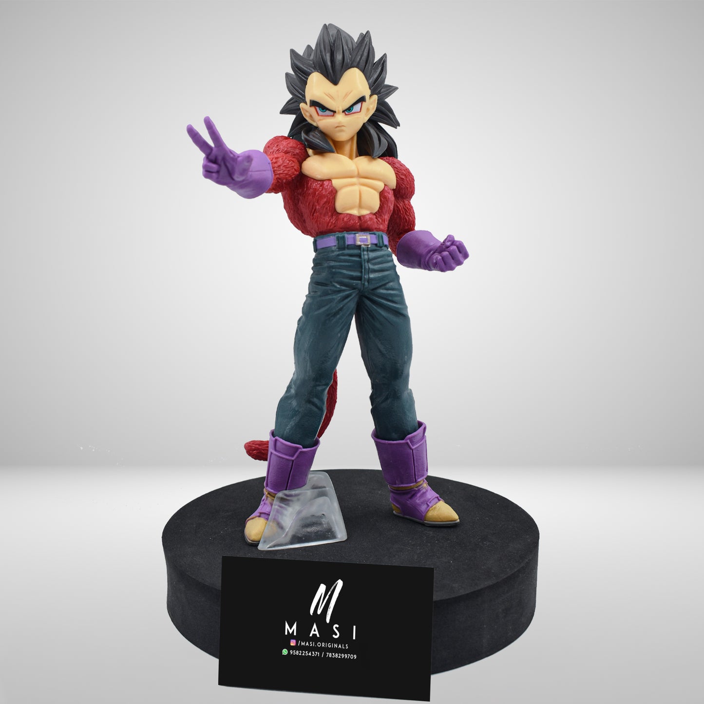 DRAGON BALL Z SSJ4 VEGETA ACTON FIGURE WITH STAND (27CM HEIGHT)