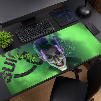 JOKER MOUSE PAD (31 x 12 INCHES) - GAMING MOUSE PAD | RUBBER BASE DESK MAT