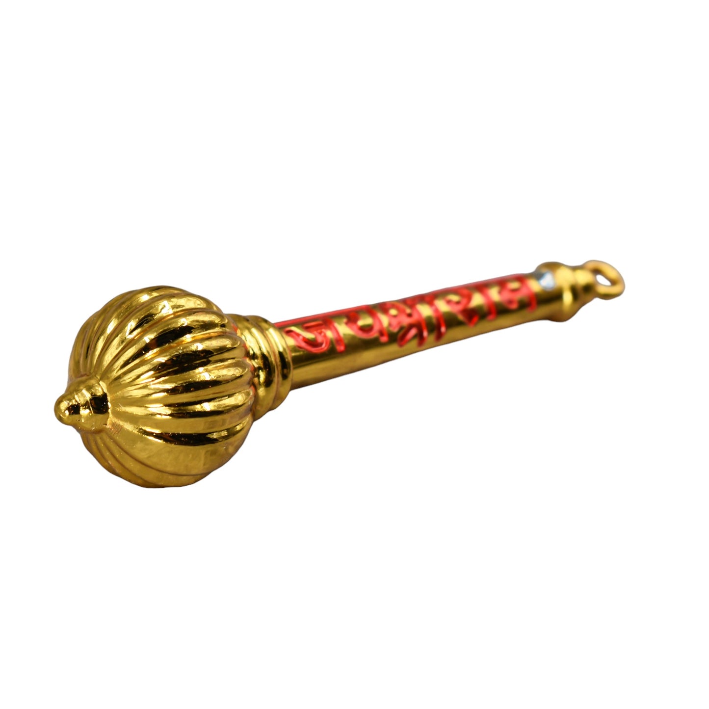 HANUMAN JI GADA "JAI SHRI RAM WRITTEN" 6 INCH PREMIUM METAL HOME DECORATION AND GIFT PURPOSE