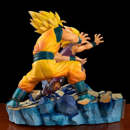 Son Goku and Son Gohan Iconic Kamehameha Action Figure - Dragon Ball Z