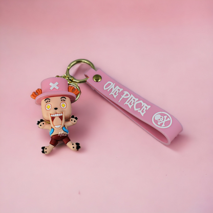 CHOPPER SILICON RUBBER KEYCHAIN - ONE PIECE