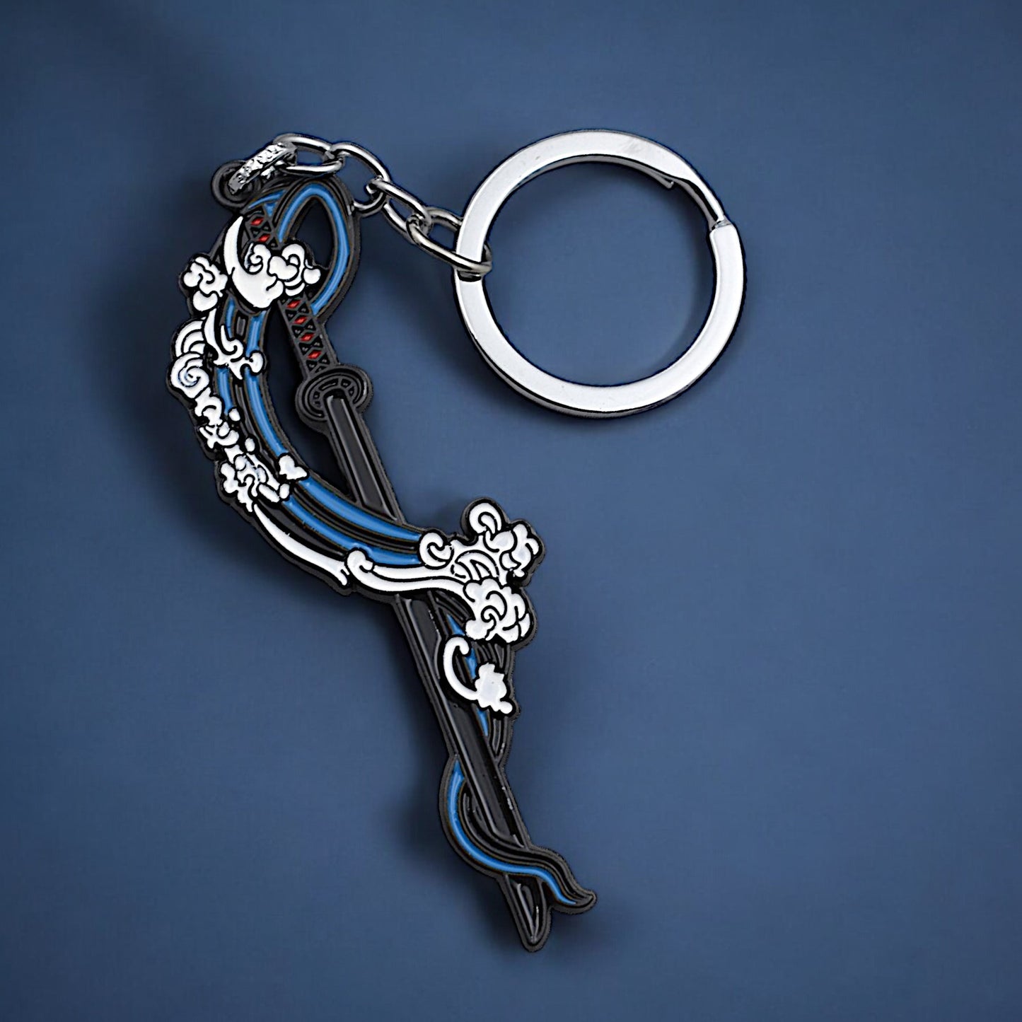 DEMON SLAYER TANJIRO KATANA METAL KEYCHAIN