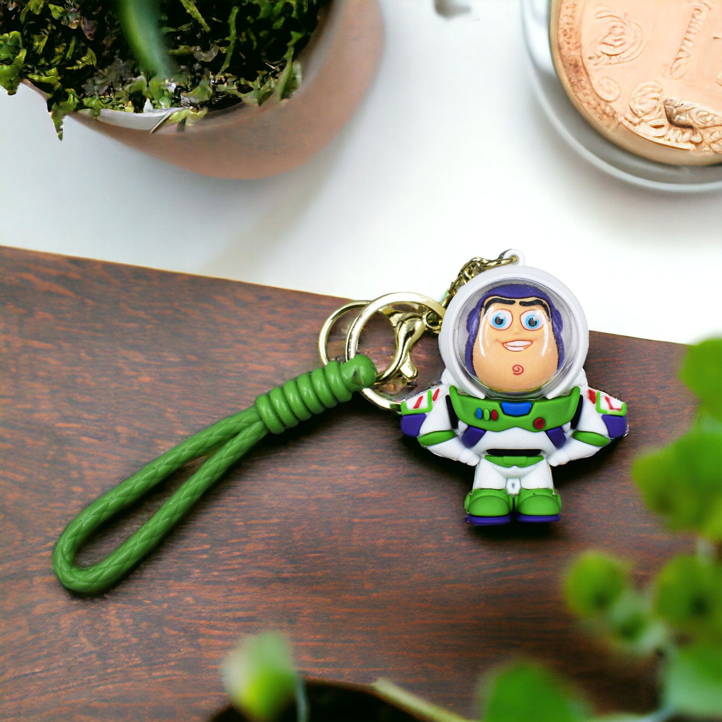 BUZZ LIGHTYEAR SILICON RUBBER KEYCHAIN - TOY STORY