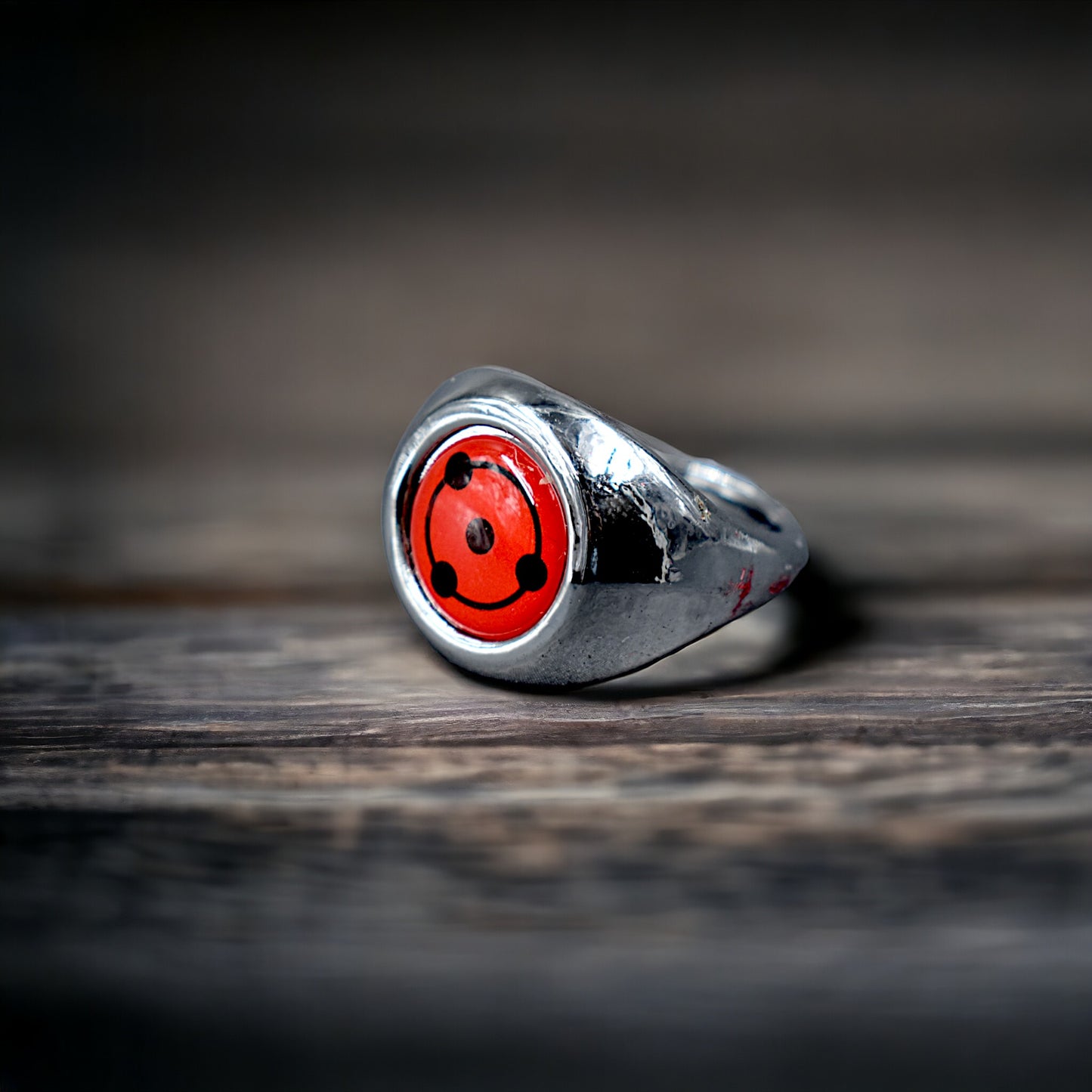 Triple Tomoe Sharingan Ring For Unisex - Naruto – Masi Originals