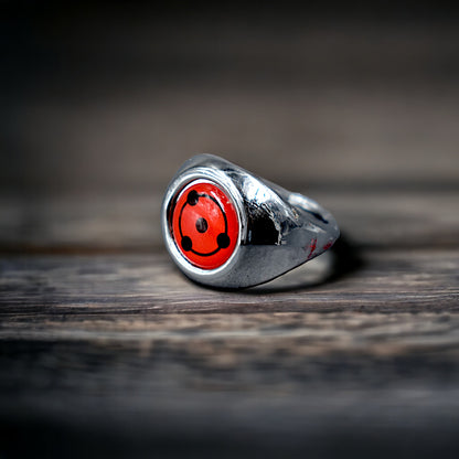 TRIPLE TOMOE SHARINGAN RING FOR UNISEX - NARUTO