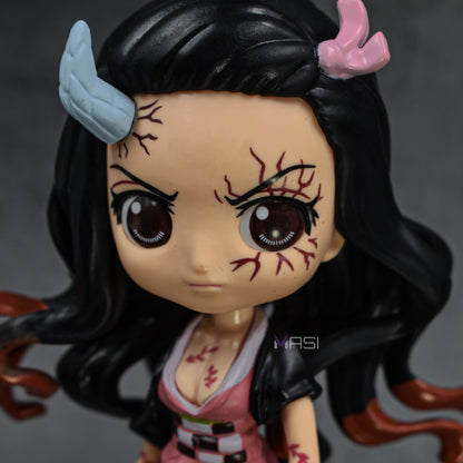 DEMONS SLAYER NEZUKO WITH STAND - 15 CM HEIGHT (ANGRY NEZUKO)