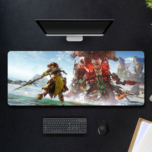 HORIZON DAWN SPECIAL EDITION MOUSE PAD (31 x 12 INCHES) - GAMING MOUSE PAD | RUBBER BASE DESK MAT