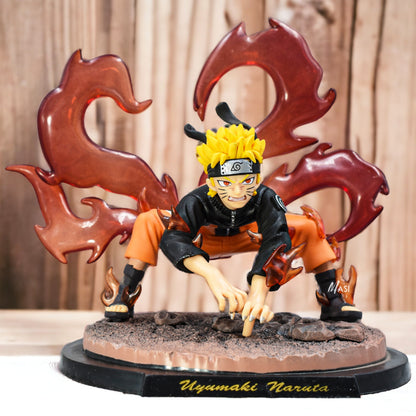 NINE TAIL FOX BATTLE MODE UZUMAKI NARUTO ACTION FIGURE (19 CM HEIGHT) - NARUTO