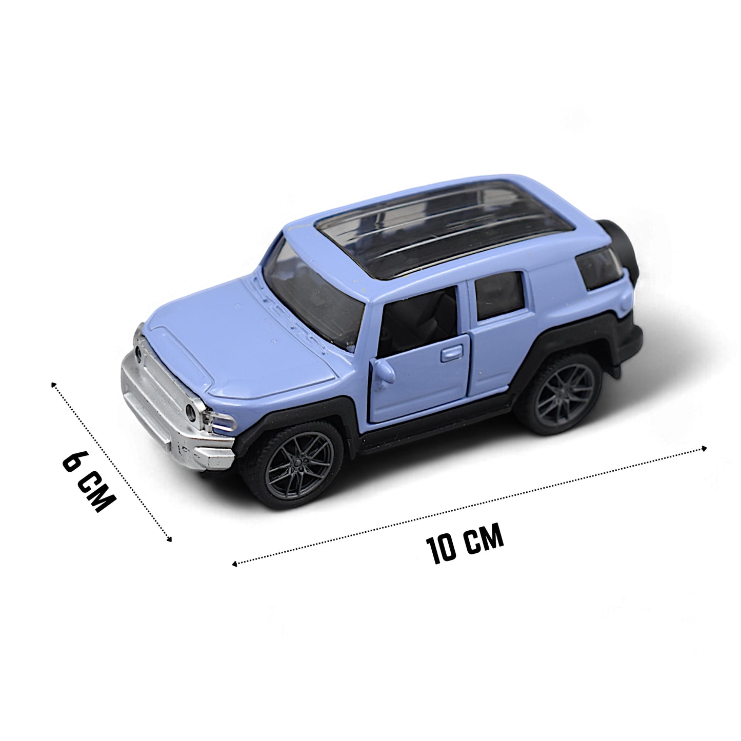 Hummer Car Die-cast Model Toy 1:36 Exclusive Alloy Metal Car with Pull Back with Openable Doors  - Blue