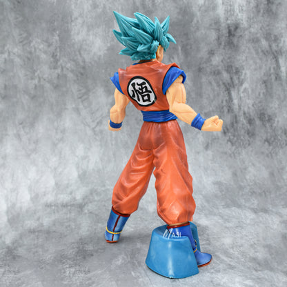 GOKU SSJ BLUE ACTION FIGURE WITH STAND (28CM HEIGHT) - DRAGON BALL Z