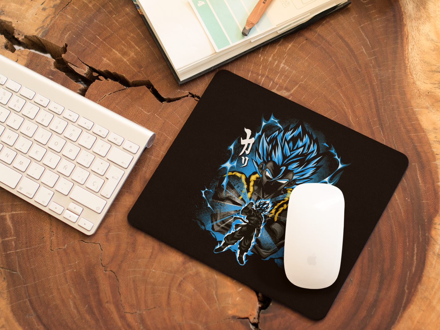 SSJ BLUE GOGETA MOUSE PAD (9 X 7.5 INCHES) - GAMING AND OFFICIE MOUSE PAD