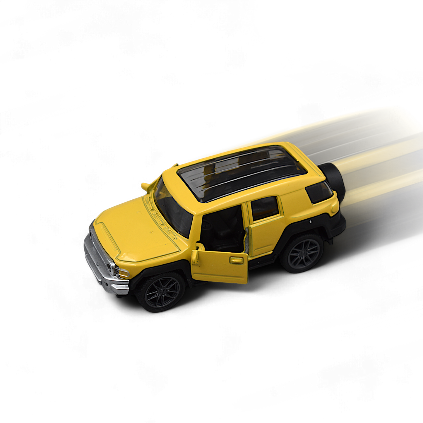 Hummer Car Die-cast Model Toy 1:36 Exclusive Alloy Metal Car with Pull Back with Openable Doors  - Yellow