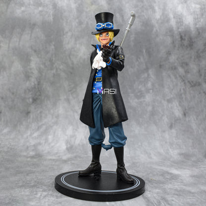 ONE PIECE SABO ACTION FIGURE COLLECTIBLE FUGURINE WITH STAND - 20 CM HEIGHT