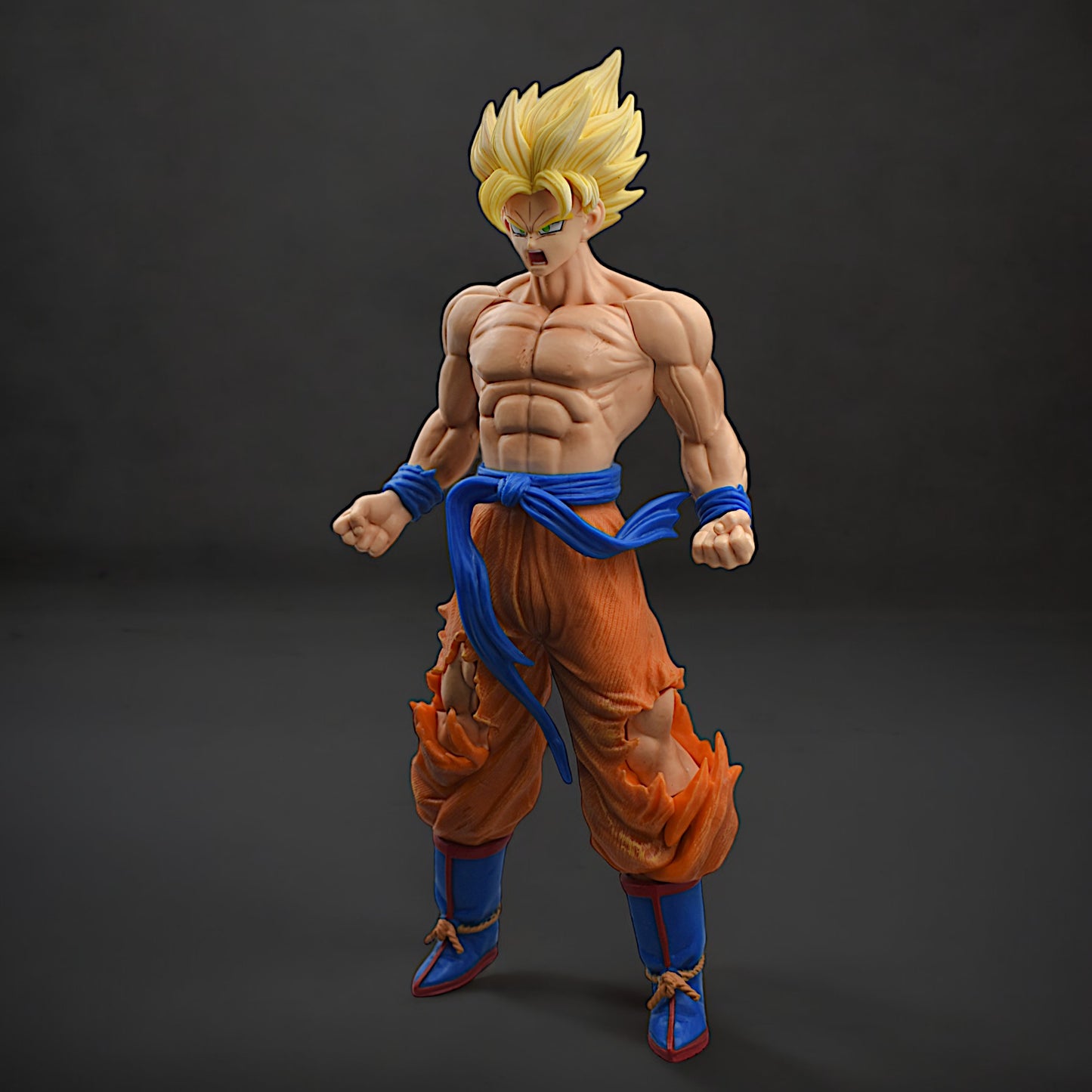 SSJ GOKU ACTION FIGURE WITH BOX (34 CM HEIGHT) - DRAGON BALL Z