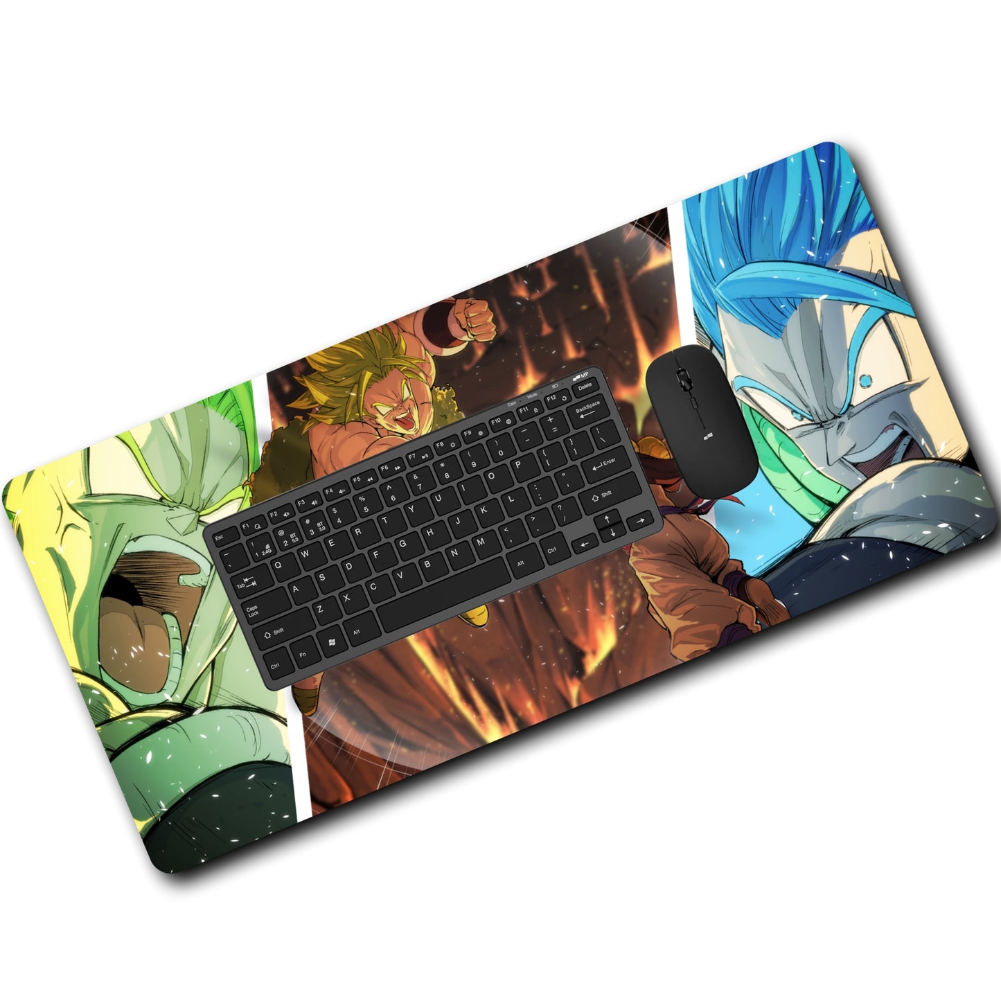 DRAGON BALL Z/SUPER BROLY VS GOGETA MOUSE PAD (23 X 11 INCHES) - GAMING MOUSE PAD