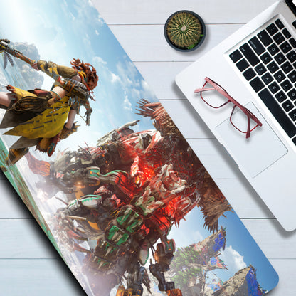 HORIZON DAWN SPECIAL EDITION MOUSE PAD (31 x 12 INCHES) - GAMING MOUSE PAD | RUBBER BASE DESK MAT