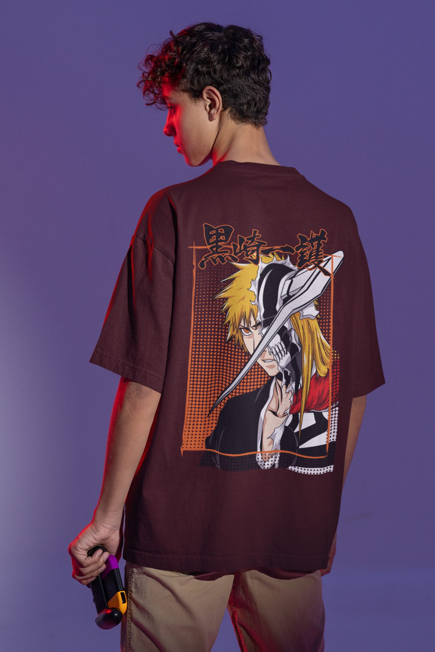 KUROSAKI ICHIGO LIMITED EDITION OVERSIZED T-SHIRT (100% COTTON) - BLEACH