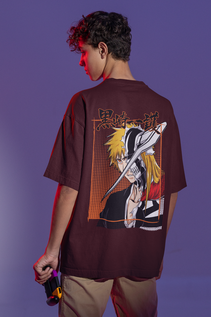 KUROSAKI ICHIGO LIMITED EDITION OVERSIZED T-SHIRT (100% COTTON) - BLEACH