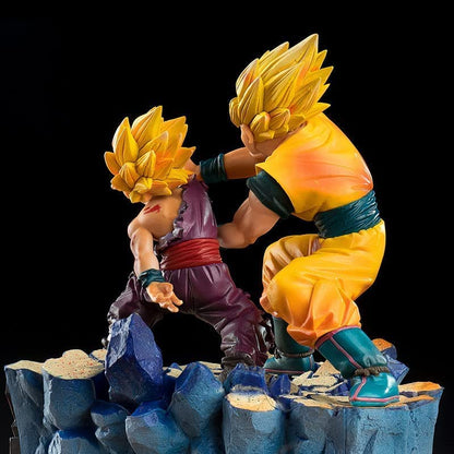 Son Goku and Son Gohan Iconic Kamehameha Action Figure - Dragon Ball Z