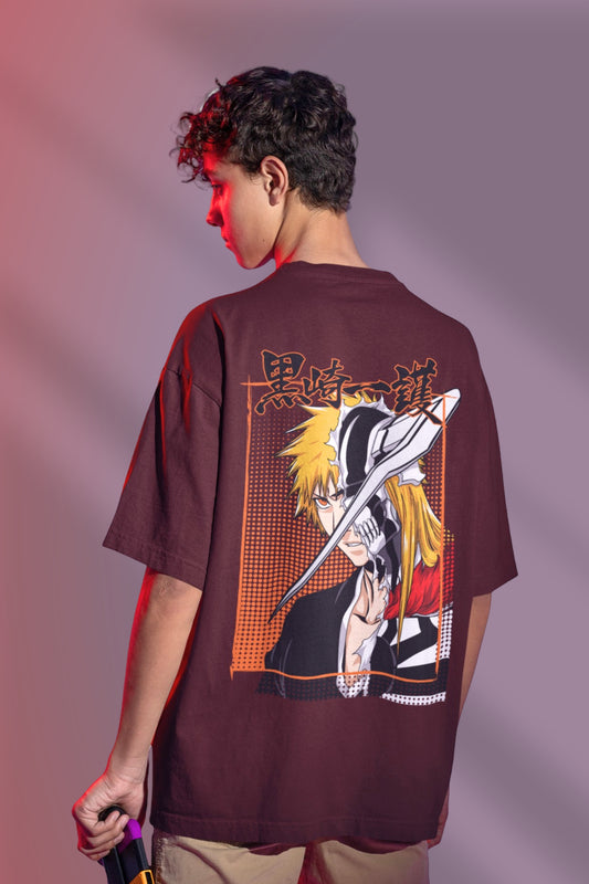 KUROSAKI ICHIGO LIMITED EDITION OVERSIZED T-SHIRT (100% COTTON) - BLEACH