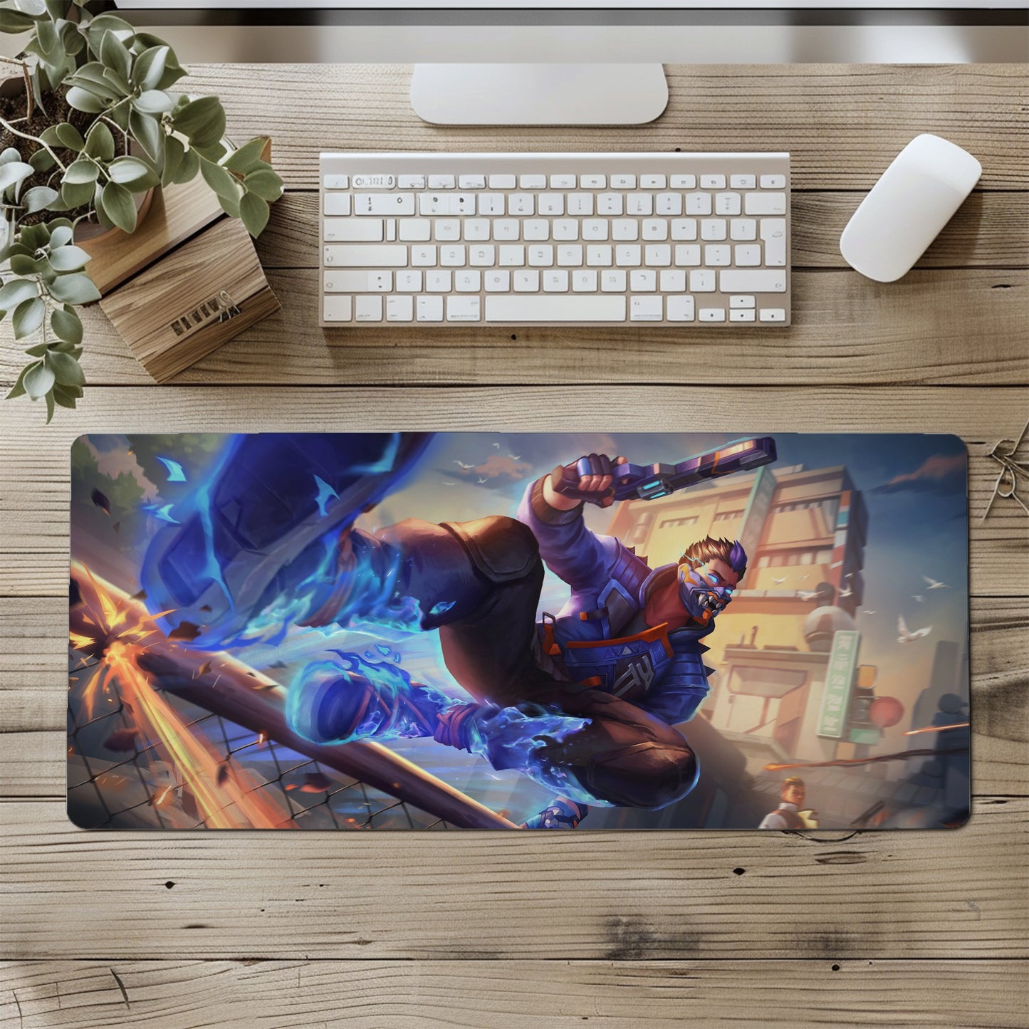 VALORANT YORU MOUSE PAD (23 X 11 INCHES) RUBBER BASE - GAMING MOUSE PAD