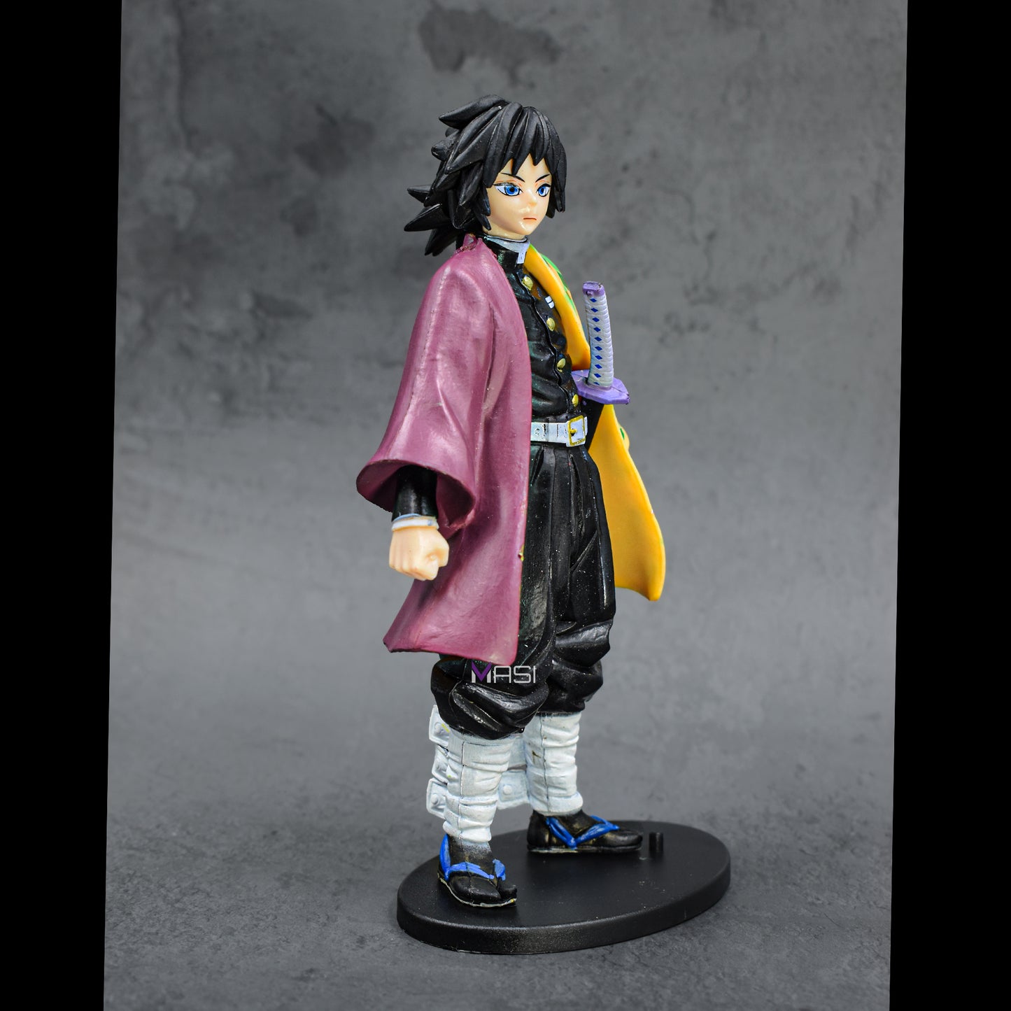 DEMON SLAYER ANIME HASHIRA SHINOBO KOCHU ACTION FIGURE WITH STAND - 16 CM HEIGHT (GIYU TOMIOKA)