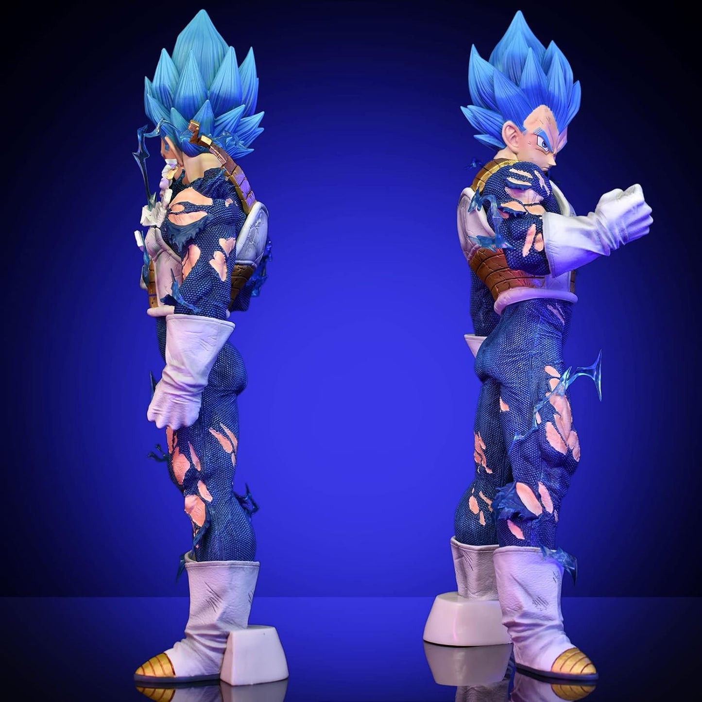 PRINCE VEGETA ICONIC ACTION FIGURE WITH 4 SWITCHABLE HEADS (45 CM HEIGHT) - DRAGON BALL Z