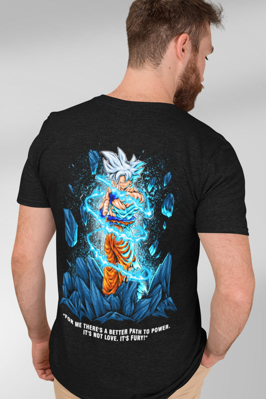 ULTRA INSTINCT GOKU ROUND NECK REGULAR FIT T-SHIRT - DRAGON BALL Z