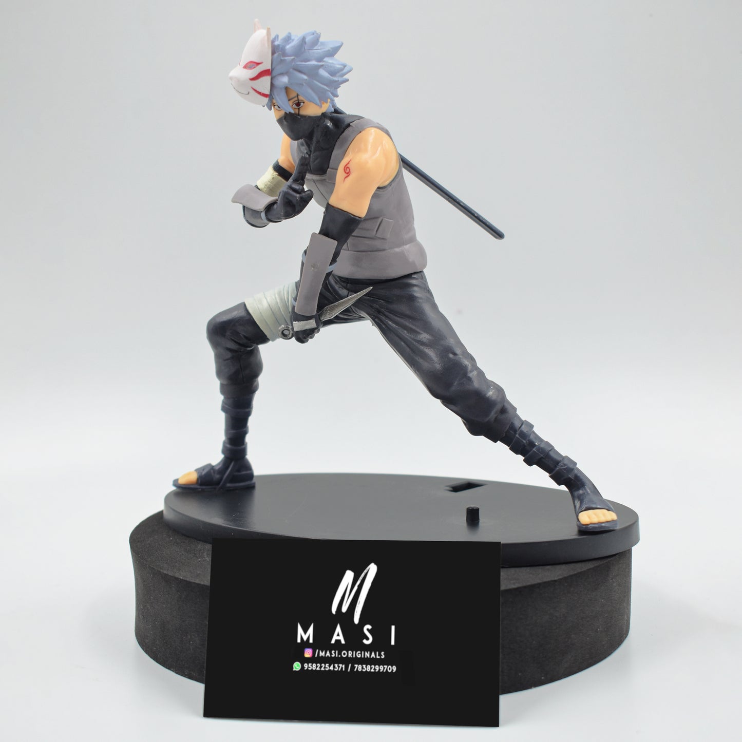 HATAKE KAKASHI ACTION FIGURE WITH ANBU MASK (16 CM HEIGHT) - NARUTO