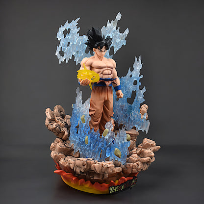 SON GOKU EXCLUSIVE ACTION FIGURE WITH 3 REPLACEABLE HEADS (34 CM HEIGHT) - DRAGON BALL Z